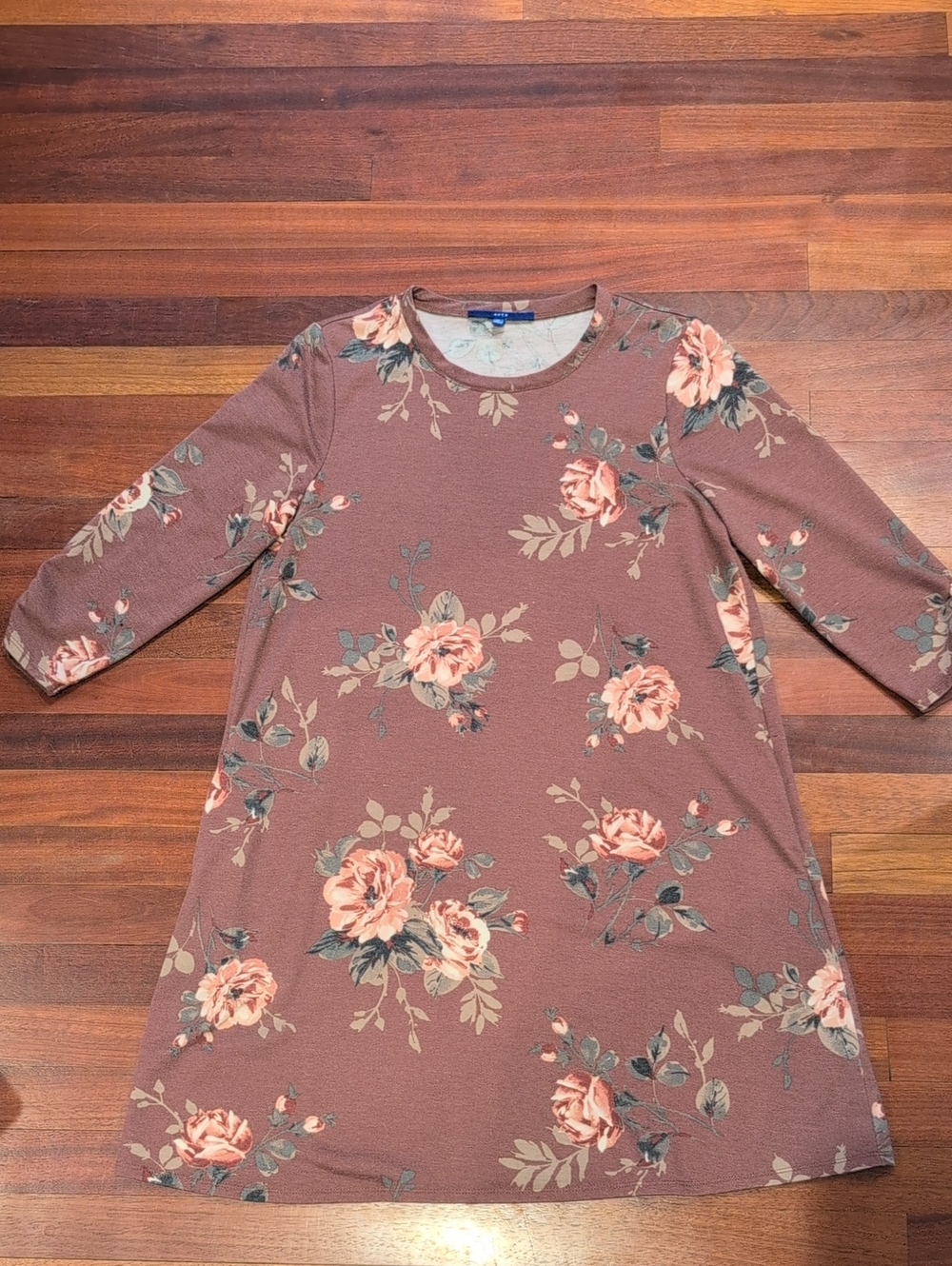 Apt 9 Floral Shift Dress - Mauve Pink Floral